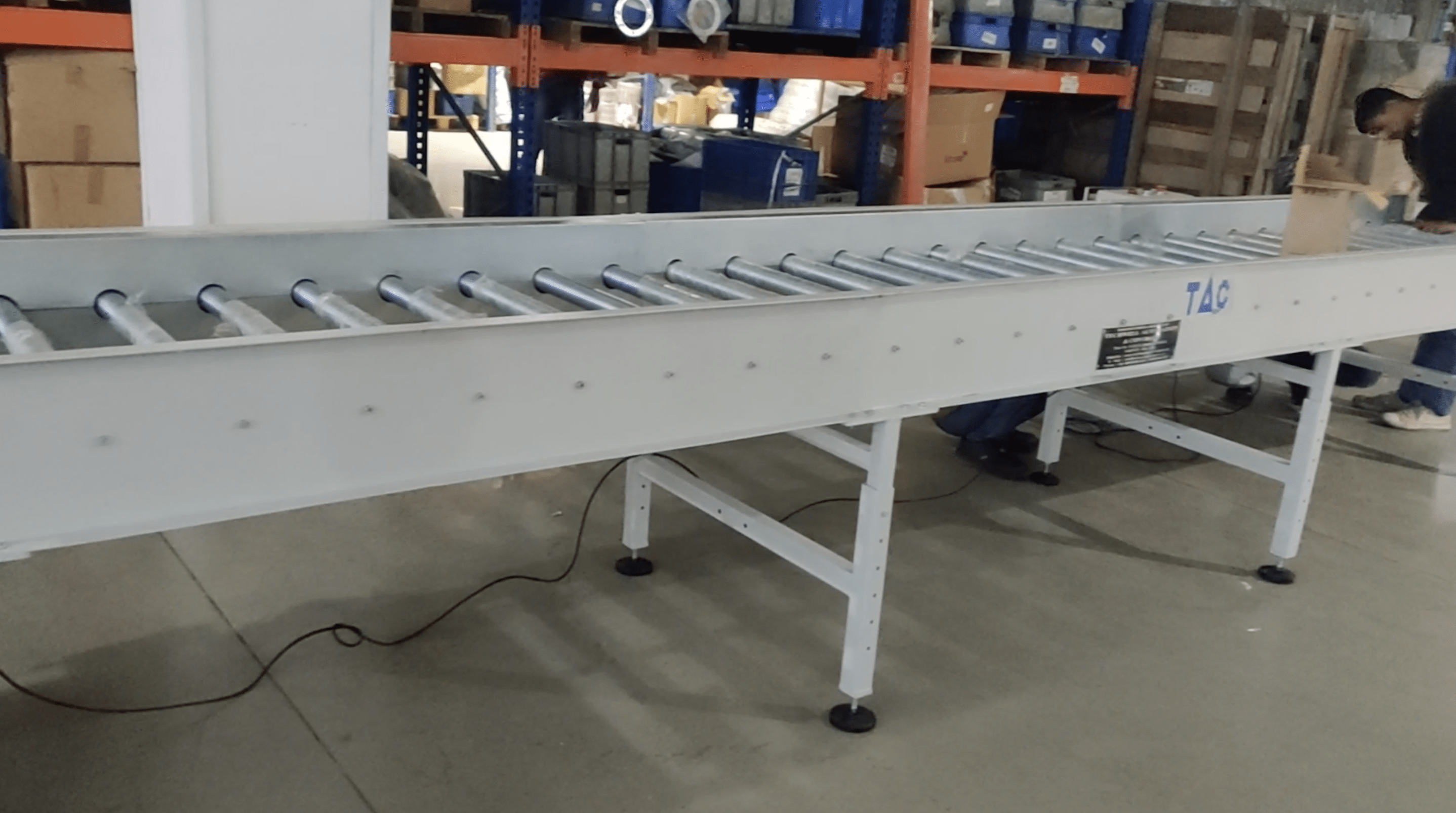 PHoto of Roller Conveyor From techwell automation and controlls